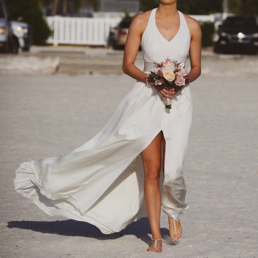 Bridesmaid or Bridal Dress - color:ivory